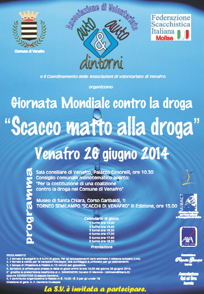 Scacco matto invito Scacchi di Venafro III ed Scacco matto invito Scacchi di Venafro III ed